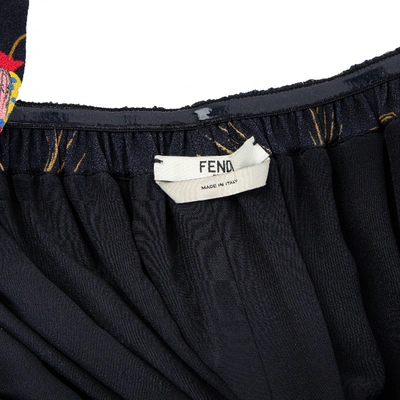 Pre-owned Fendi Black Silk Jumpsuit