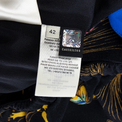 Pre-owned Fendi Black Silk Jumpsuit