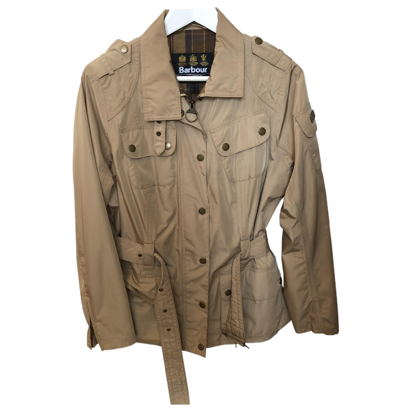 Pre-Owned Barbour Camel Leather Jacket | ModeSens