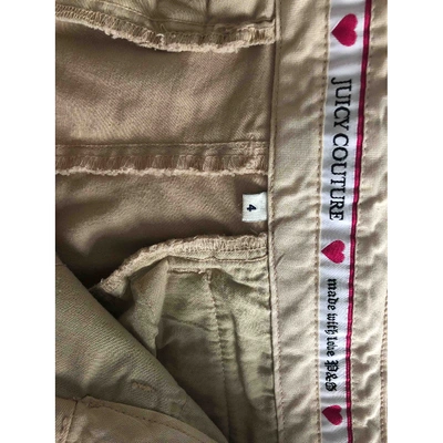 Pre-owned Juicy Couture Chino Pants In Beige