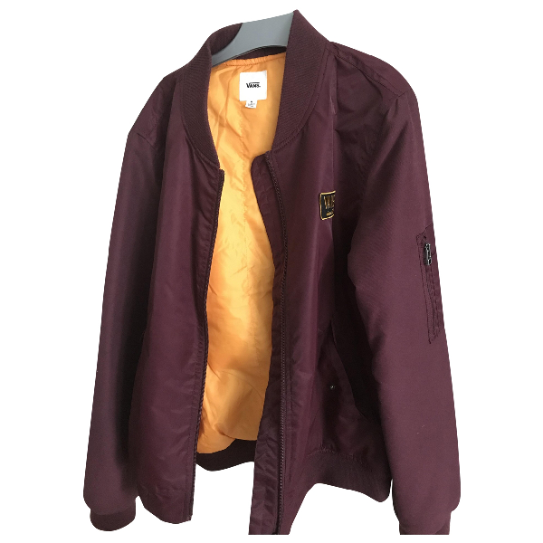 maroon vans jacket
