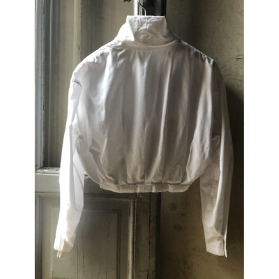 Pre-owned Romeo Gigli White Cotton  Top