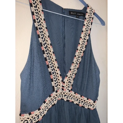 Pre-owned Barbara Bui Blue Silk Dress