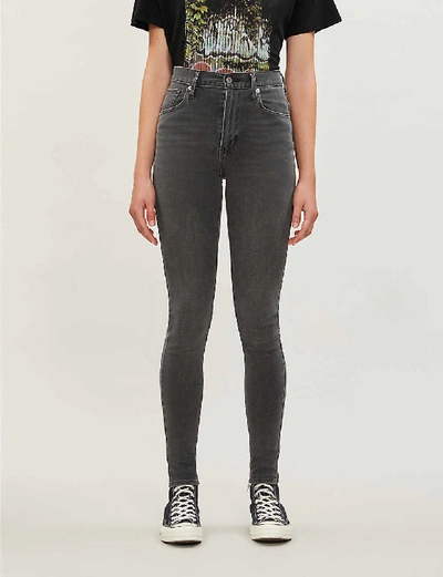 Levi s Mile High Faded Skinny High rise Jeans In Smoke Show ModeSens