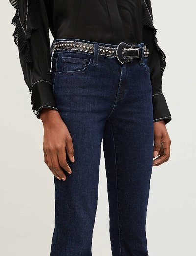 Shop J Brand Sallie Flared Mid-rise Jeans In Reality