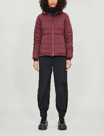 Shop Canada Goose Camp Quilted Shell-down Hooded Jacket