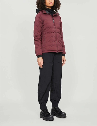 Shop Canada Goose Camp Quilted Shell-down Hooded Jacket