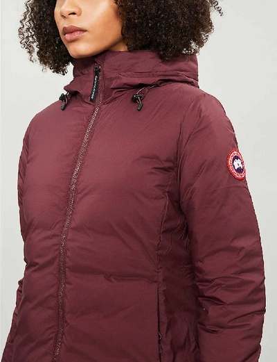 Shop Canada Goose Camp Quilted Shell-down Hooded Jacket