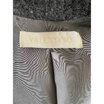Pre-owned Valentino Wool Suit Jacket In Black