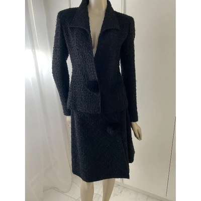 Pre-owned Valentino Wool Suit Jacket In Black