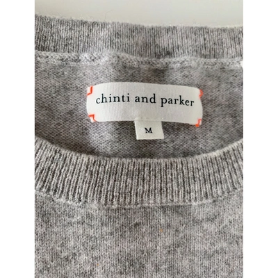 Pre-owned Chinti & Parker Grey Cashmere Knitwear