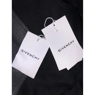 Pre-owned Givenchy Straight Jeans In Black