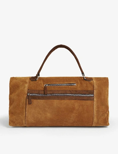 Shop Eleventy Travel Bag In Cammello