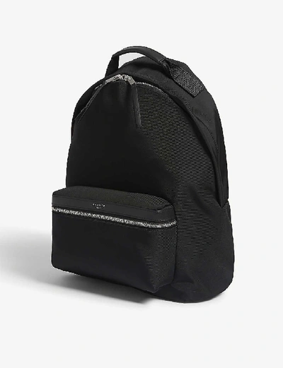 Shop Sandro Nylon Backpack In Black