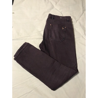 Pre-owned M.i.h. Jeans Short Jeans In Burgundy