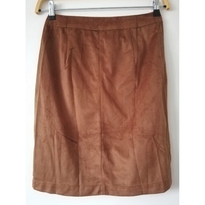 Pre-owned Ohne Titel Skirt In Brown