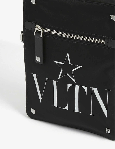 Shop Valentino Star Cross-body Bag In Black