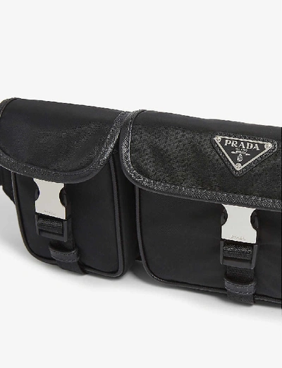 Shop Prada Triple Pocket Belt Bag