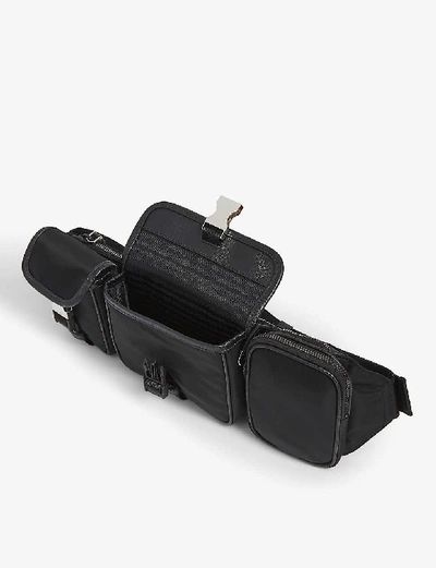 Shop Prada Triple Pocket Belt Bag