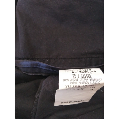 Pre-owned Moncler Slim Pants In Black