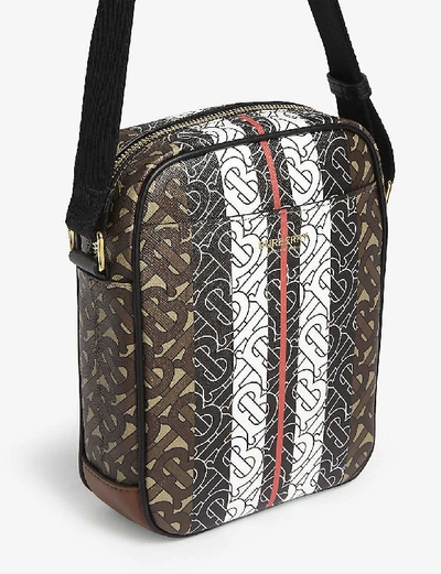 Shop Burberry Tb Print Thornton Cross-body Bag In Bridle Brown