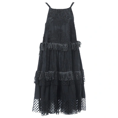 Pre-owned Rochas Mid-length Dress In Black