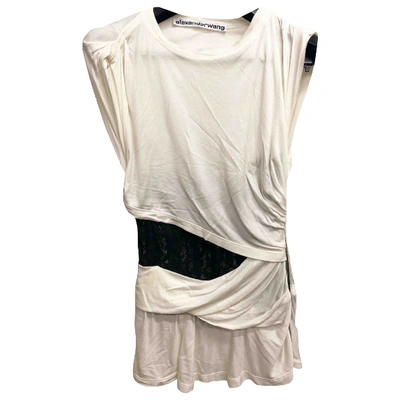 Pre-owned Alexander Wang White Cotton Top