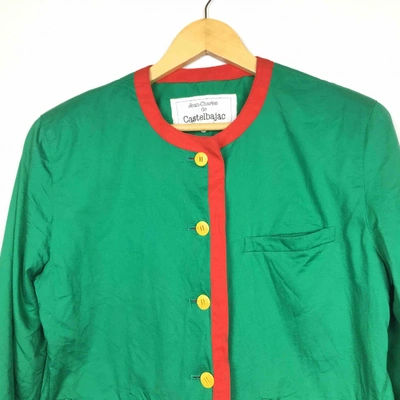 Pre-owned Jc De Castelbajac Short Waistcoat In Green