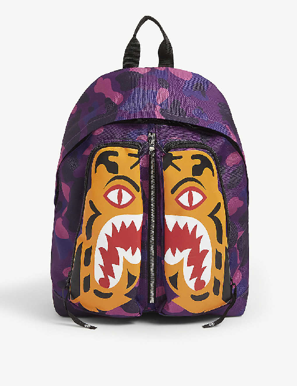 bape tiger purple