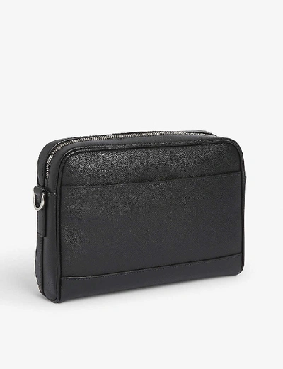 Shop Prada Saffiano Leather Messenger Bag