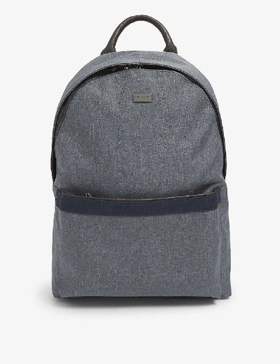 Shop Ted Baker Setgo Backpack In Grey-marl