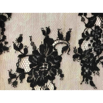 Pre-owned Dolce & Gabbana Lace Blouse In Black