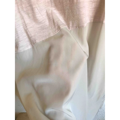 Pre-owned Vera Wang Pink Cotton Dress