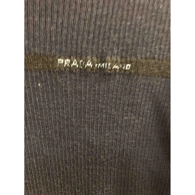 Pre-owned Prada Blue Wool Knitwear