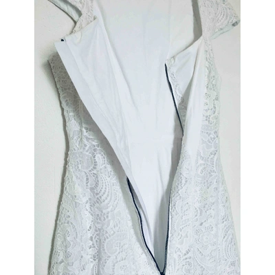 Pre-owned Marios Schwab Mid-length Dress In White
