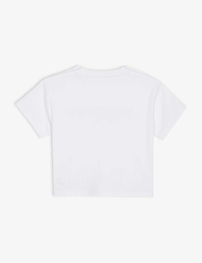 Shop Burberry Robbie Cotton T-shirt 6-24 Months In White