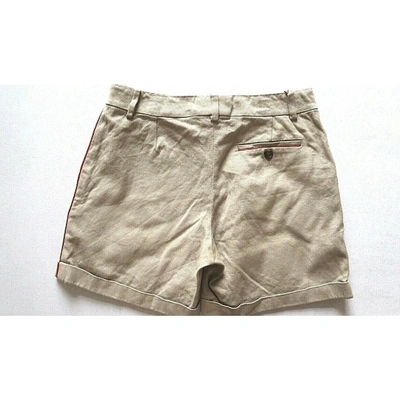 Pre-owned Alexander Mcqueen Ecru Cotton Shorts