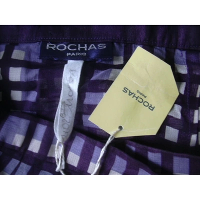 Pre-owned Rochas Purple Skirt