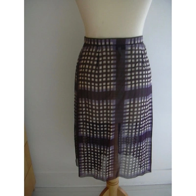 Pre-owned Rochas Purple Skirt
