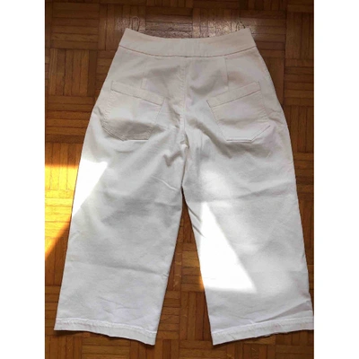 Pre-owned Marni White Denim - Jeans Trousers