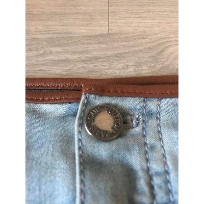 Pre-owned Louis Vuitton Mini Skirt In Blue