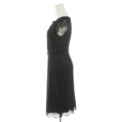 Pre-owned Monique Lhuillier Mid-length Dress In Black