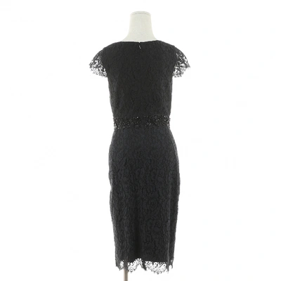 Pre-owned Monique Lhuillier Mid-length Dress In Black
