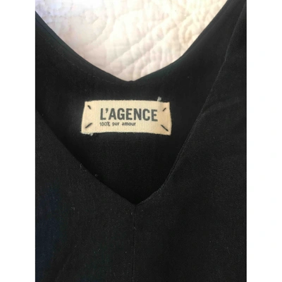 Pre-owned L Agence Dress In Black