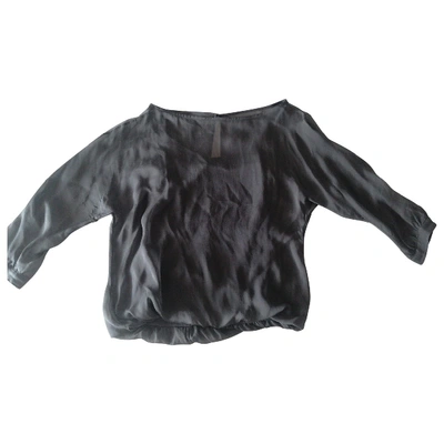 Pre-owned Jucca Silk Blouse In Grey