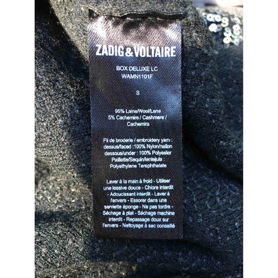 Pre-owned Zadig & Voltaire Wool Top In Silver