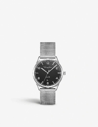 Shop Thomas Sabo Men's Dial Black Wa0339201203 Code Ts Stainless Steel Watch