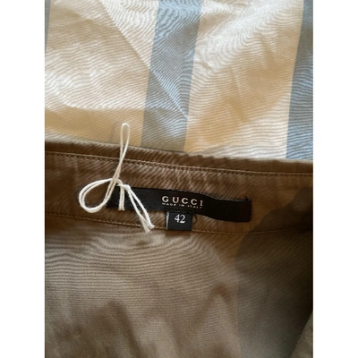 Pre-owned Gucci Shirt In Khaki