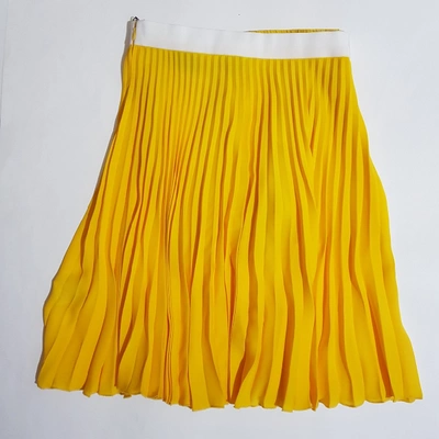 Pre-owned Neil Barrett Mid-length Skirt In Yellow