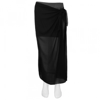 Pre-owned Mm6 Maison Margiela Wool Mid-length Skirt In Grey